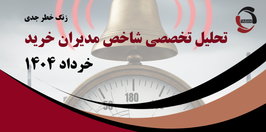 تحلیل تخصصی شاخص مدیران خرید (PMI – شامخ) خرداد ۱۴۰۴ - زنگ خطر جدی